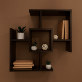 Modern Wooden Wall Shelf – Decorative Floating Storage Rack for Home & Office - Mini Wood Craft