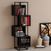 Modern Geometric Wall Shelf – Space - Saving Decorative Display Rack | Premium Wooden Wall Organizer - Mini Wood Craft