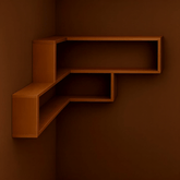 Premium Modern Corner Wall Shelf – Space - Saving Brown Wooden Floating Rack | Stylish Home Décor Storage (🔥 Limited - Time Discount – Shop Now!) - Mini Wood Craft
