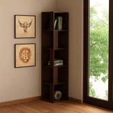 Premium Handcrafted Wooden Corner Shelf – Modern Wall Decor Rack | Space - Saving Storage Shelf for Living Room & Bedroom - Mini Wood Craft