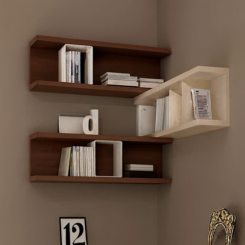 Modern Wall-Mounted Floating Shelves – Space-Saving Home Décor Storage for Living Room, Bedroom & Office