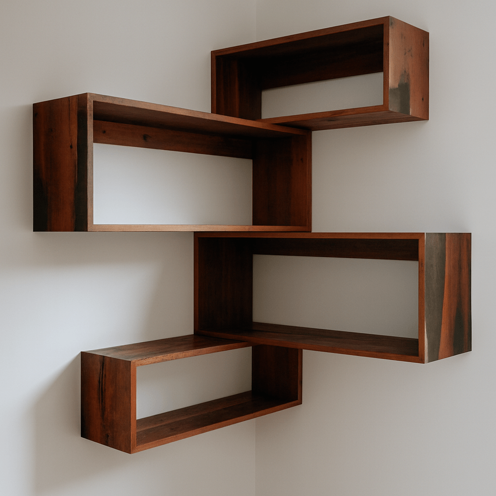 Premium Modern Floating Wall Shelf – Multi - Layer Display Rack | Space - Saving Modern Shelf for Home & Office (LIMITED - TIME DISCOUNT) - Mini Wood Craft