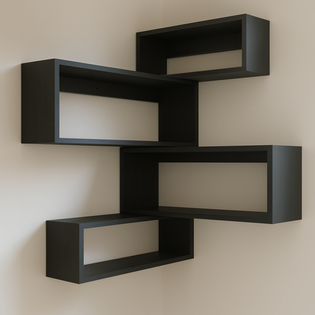 Premium Modern Floating Wall Shelf – Multi - Layer Display Rack | Space - Saving Modern Shelf for Home & Office (LIMITED - TIME DISCOUNT) - Mini Wood Craft