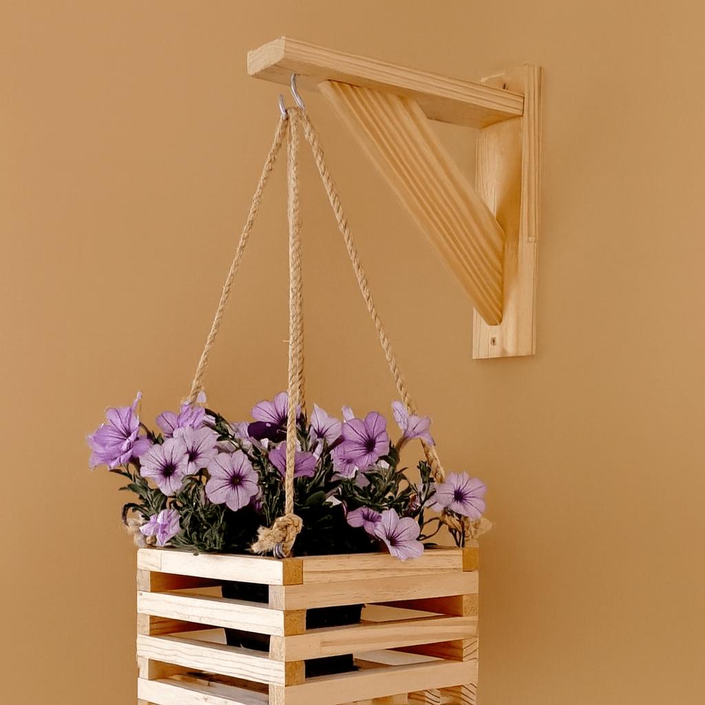 Minimalist Floating Wall Shelf – Modern Wood & Matte Floating Rack in White, Black & Brown | Home Decor Storage - Mini Wood Craft