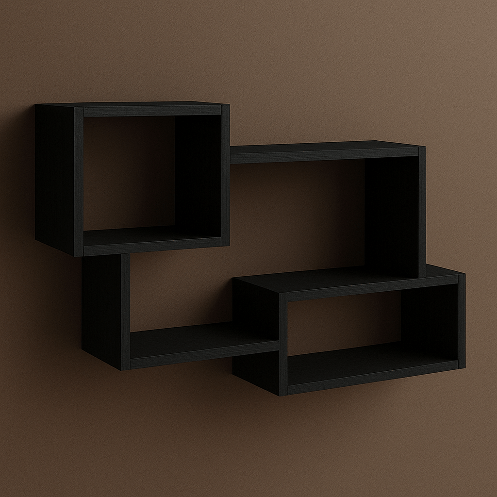 Modern Wooden Wall Shelf | Stylish Floating Shelves for Home & Office Decor | Mini Wood Craft Pakistan - Mini Wood Craft