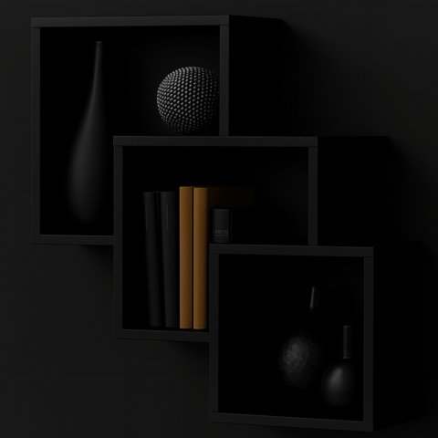 Floating Wooden Wall Shelf with Hidden Brackets – Minimalist Décor Storage, Pakistan - Mini Wood Craft