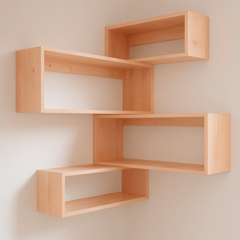 Premium Modern Floating Wall Shelf – Multi - Layer Display Rack | Space - Saving Modern Shelf for Home & Office (LIMITED - TIME DISCOUNT) - Mini Wood Craft